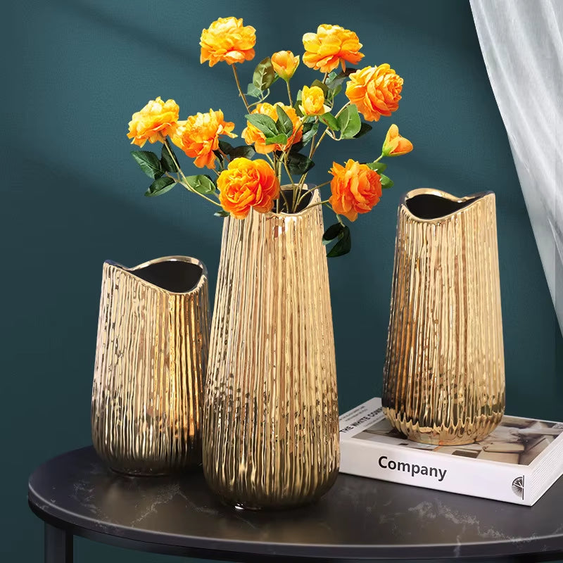 Celestial Golden Vase