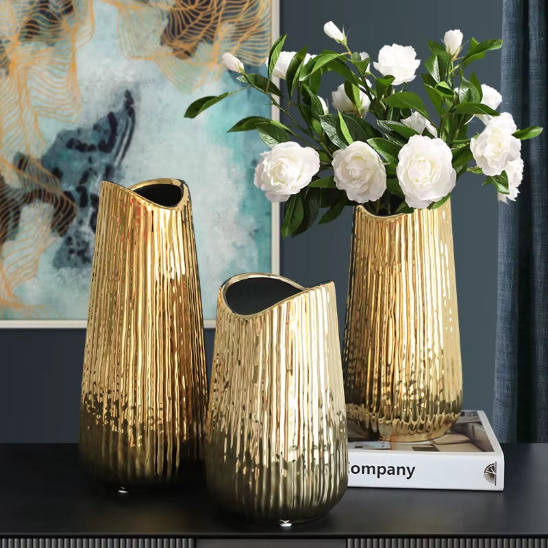 Celestial Golden Vase